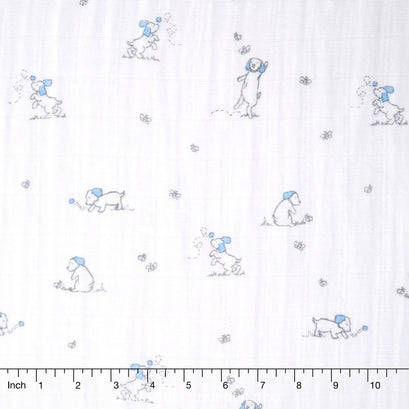 Embrace - Double Gauze Sky Puppy Yardage