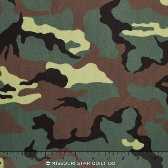 Cuddle® Prints - Rambo Camoflage Army 60" Minky Yardage