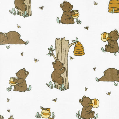 Cuddle® Prints - Very Beary Banana 60" Minky Yardage