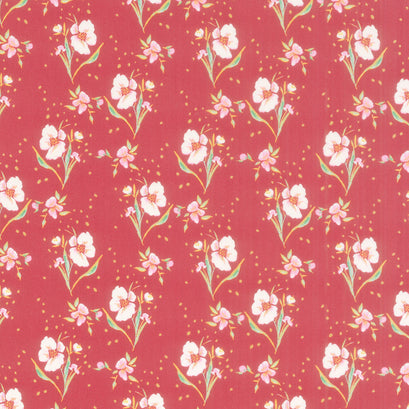 Charlotte - Dancing Grace Rouge Yardage