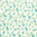 Gingko Garden - Small Ginkgo Toss White Metallic Yardage Primary Image