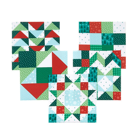 Missouri Star Iron-on Fabric - Quilt Town Patchwork Quilt Blocks