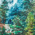 Cedarcrest Falls - Tree Scenic Teal 108" Wide Backing Alternative View #1