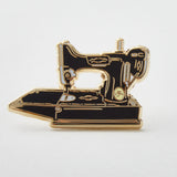 Black Featherweight Enamel Lapel Pin Primary Image