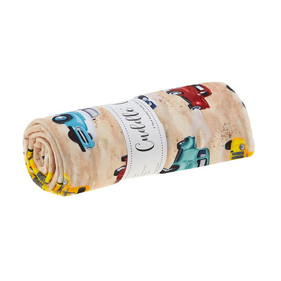 Cuddle® Digital Print - Classic Trucks Multi 2 Yard Cut