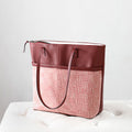 Miranda Tote Kit - Cherry Pebble Faux Leather