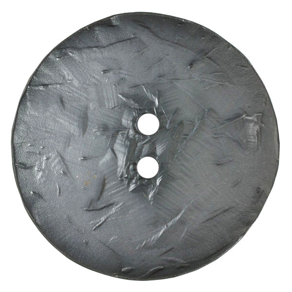 Round Polyamide 45mm Button - Black