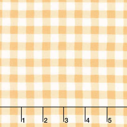 Honey and Lavender - Garden Gingham Honey Yardage