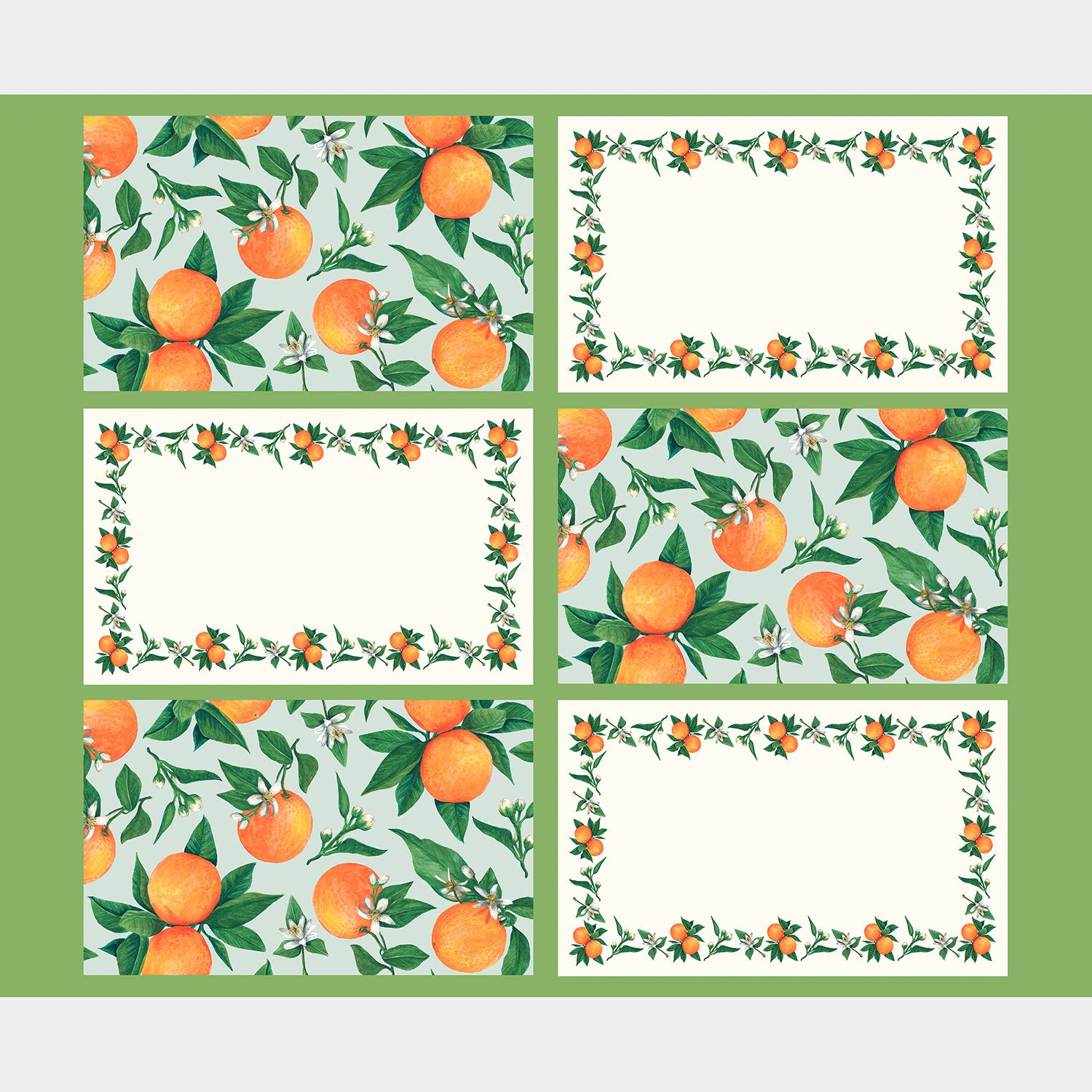 Monthly Placemat Panels June Orange Placemat Panel