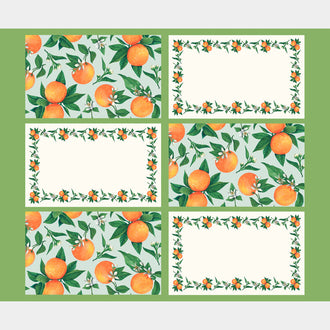 Monthly Placemat Panels - June Orange Placemat Panel