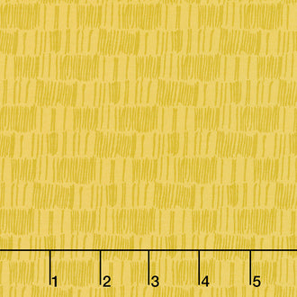 Century Rainbow - Hatched Stripe Sulfur Yardage