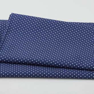 Caroline Favorites - Caroline Tiny Dot Navy 2 Yard Cut