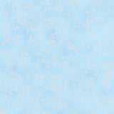 Holiday Flourish - Snow Flower - Blue ColorstorySwirls Sky Yardage Primary Image