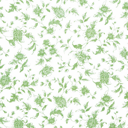 Camille - Toile Green Yardage