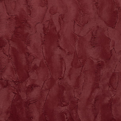 Luxe Cuddle® - Frosted Hide Merlot 60" Minky Yardage