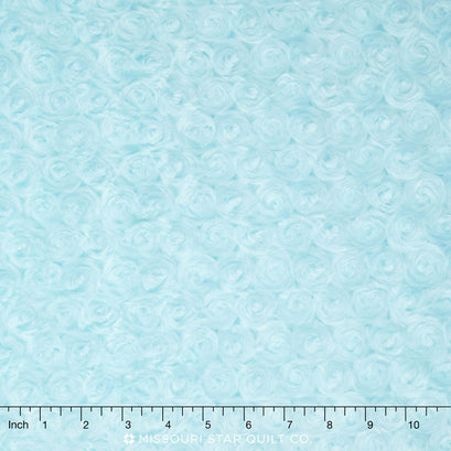 Cuddle® Embossed Rose - Saltwater 60" Minky Yardage