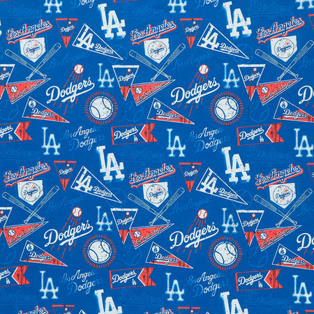 Fabric Traditions MLB Pink Los Angeles Dodgers Fabric