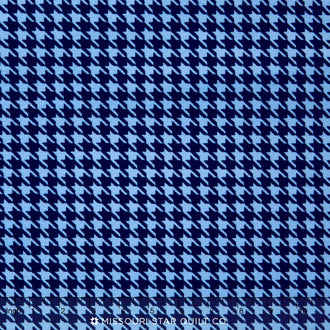 Cuddle® Prints - Houndstooth Navy Sky 60" Minky Yardage