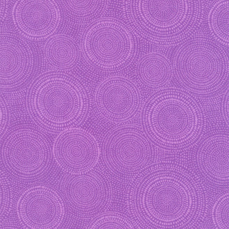 Radiance - Circle Dots Purple Yardage