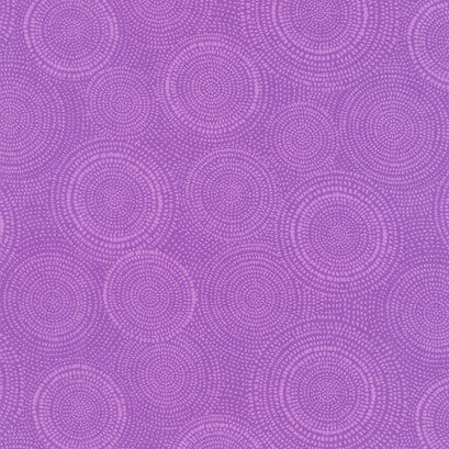 Radiance - Circle Dots Purple Yardage