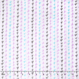 Embrace - Double Gauze Lilac/Aruba/Silver Arrow Yardage