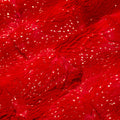 Luxe Cuddle® - Dazzle Scarlet Gold Metallic Yardage Alternative View #1