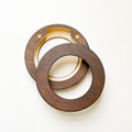 Hoop Frame - 4" Round Walnut Alternative View #1