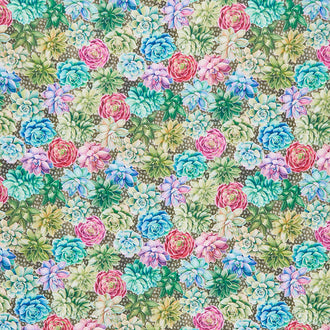 Botanical - Succulents Multi Yardage