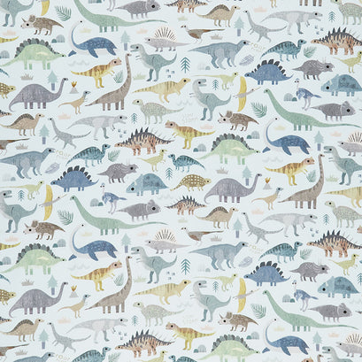 D Is For Dinosaur - Stomp Stomp Cloud Digitally Printed Yardage