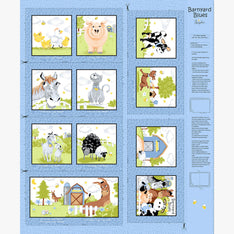 Barnyard Blues - Storybook Denim Panel Primary Image