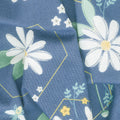 Daisy Fields - Main Denim Metallic Yardage