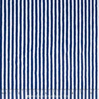 Cuddle® Classic Mini Stripe - Midnight/Snow 60" Minky Yardage