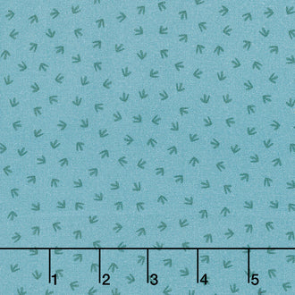 D Is For Dinosaur - Paw Prints Orion Digitally Printed Yardage