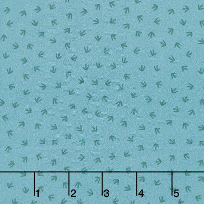 D Is For Dinosaur - Paw Prints Orion Digitally Printed Yardage