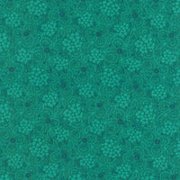 Quiet Grace - Scatter Garden Teal Yardage Primary Image