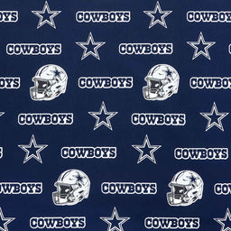 NFL Dallas Cowboys Football 5 Designs 100% Cotton Fabric. 