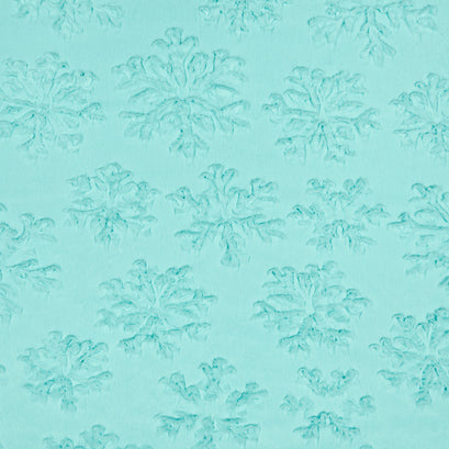 Luxe Cuddle® - Snowflake Saltwater Minky Yardage