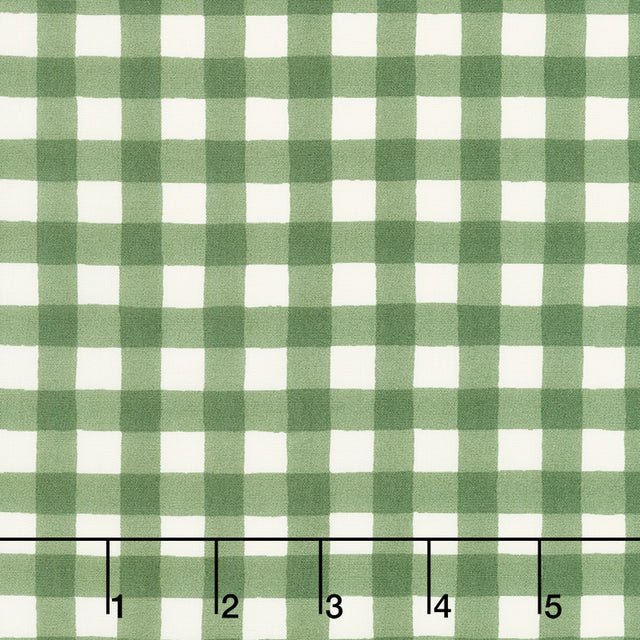 Gingham Fabric *LOVELY BUNCH* Gingham GREEN!! 100% Premium Cotton by  Maywood Studios!!
