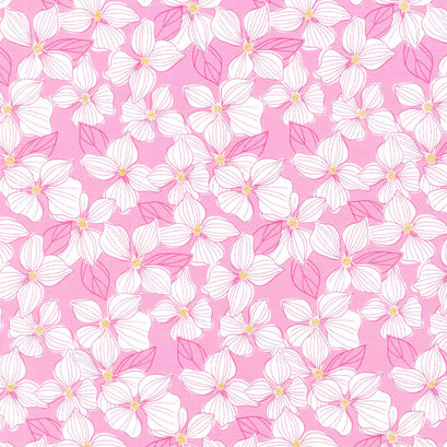 Wandering - Daydream Blossom Pink Yardage