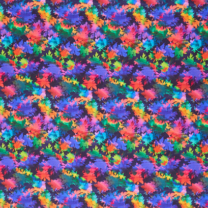 Chantal - Leaves Purple Yardage