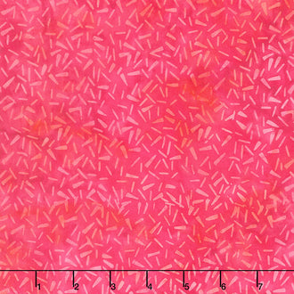 Charming Batiks - Sprinkles Pink Hot Lips Yardage