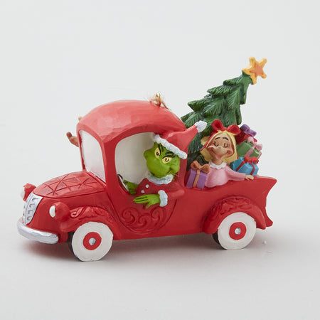 Red Truck Grinch and Cindy Lou PNG