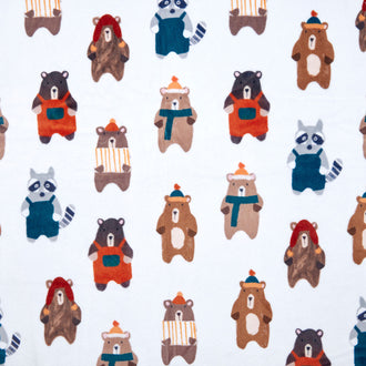 Cuddle® Prints - Bear With Me Pecan Yardage