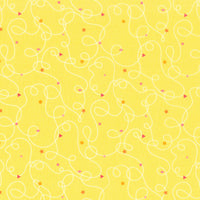 Effervescence - Squiggles Yellow Yardage Primary Image