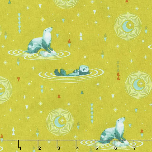 Spirit Animal - Otter And Chill Sunkiss Yardage Primary Image