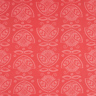 All My Heart - Valentine Thistles Red Yardage