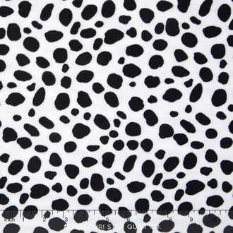 Cuddle® Prints - Dalmation Black/White 60" Minky Yardage