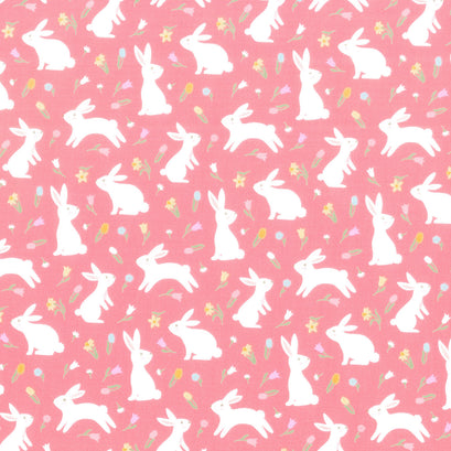 Bunny Trail - Bunnies Peony Yardage