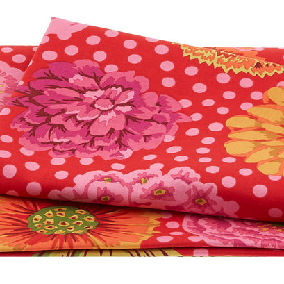 Kaffe Fassett - Collective Stash Big Blooms Red 2 Yard Cut