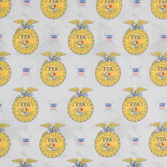 FFA Forever Blue - FFA Emblems Gray Yardage Primary Image